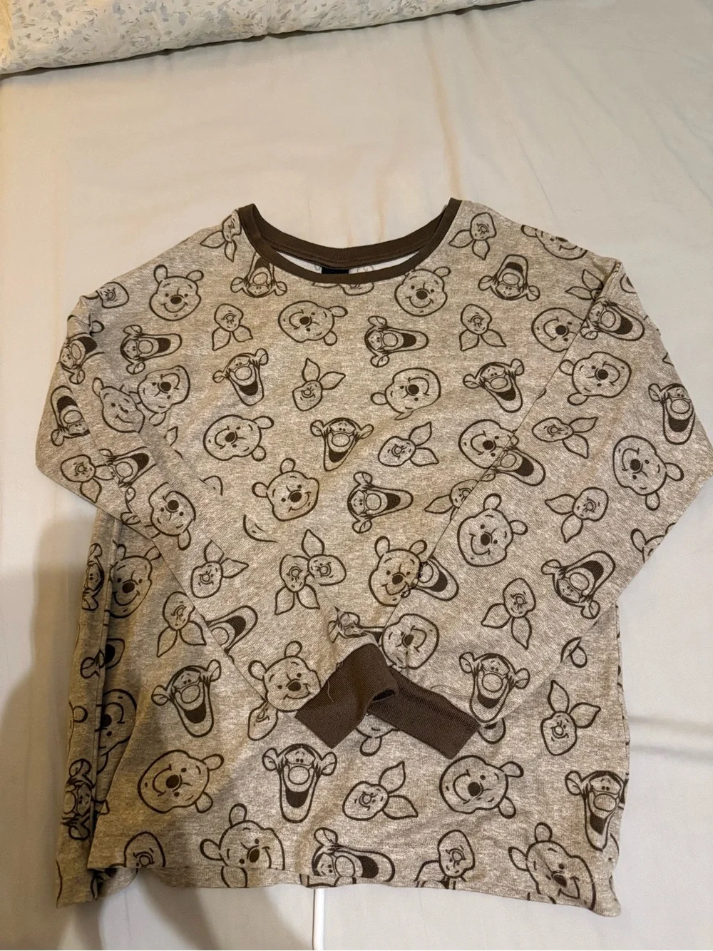 Disney Brown Bear-Print Pajama Set - Picture 2 of 2
